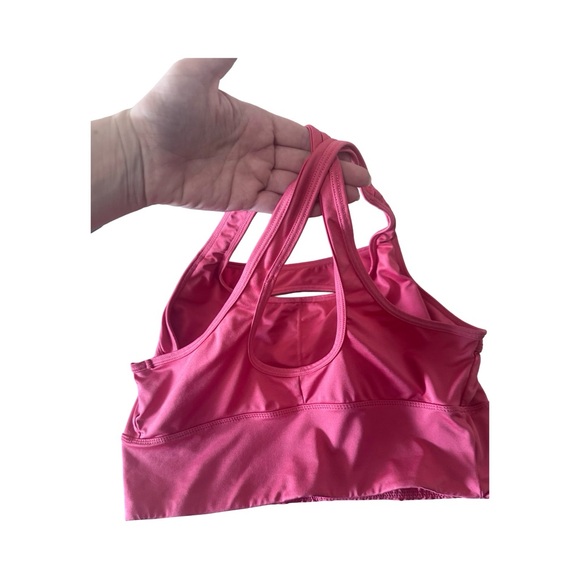 Danskin Pink Cut out Crisscross Cute Sports Bra L - Picture 4 of 6